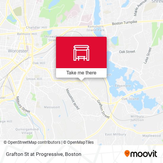 Grafton St at Progressive map