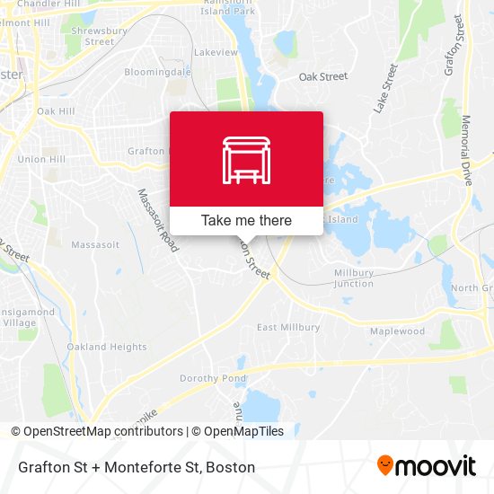 Grafton St + Monteforte St map
