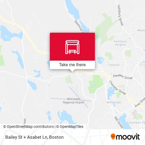 Mapa de Bailey St + Asabet Ln