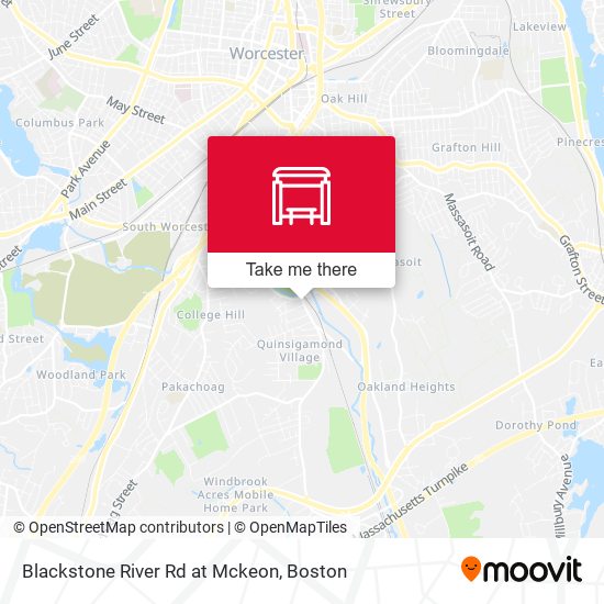 Mapa de Blackstone River Rd at Mckeon