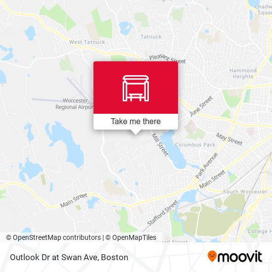 Outlook Dr at Swan Ave map