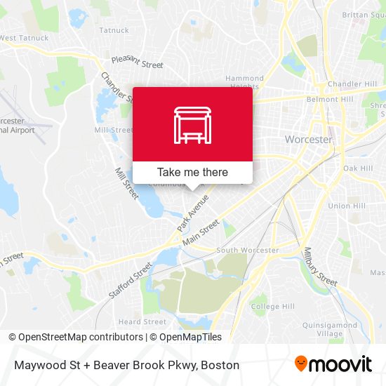 Maywood St + Beaver Brook Pkwy map