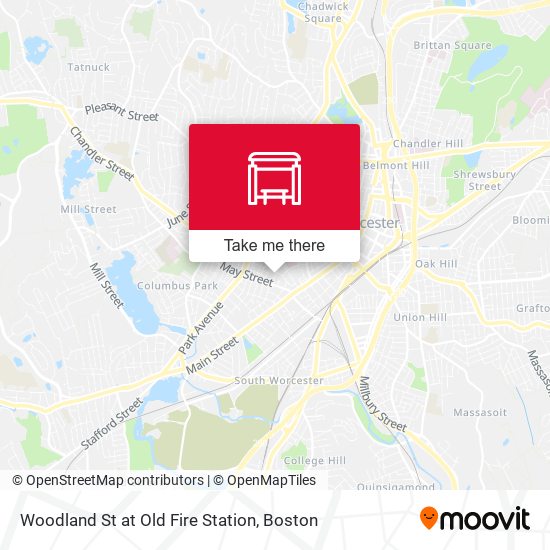 Woodland St at Old Fire Station map