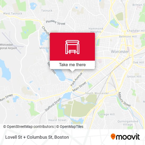 Mapa de Lovell St + Columbus St