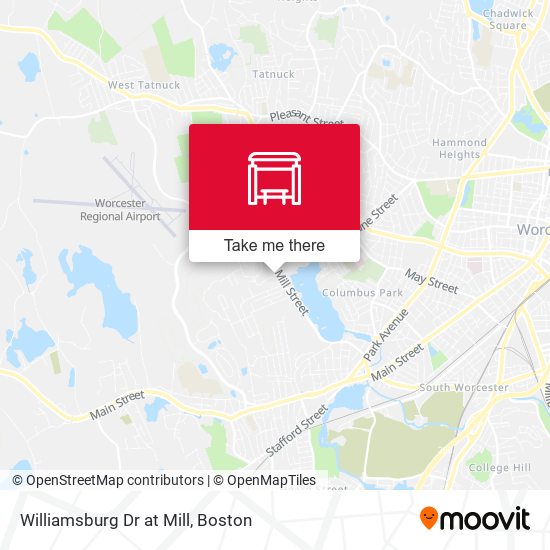Williamsburg Dr at Mill map