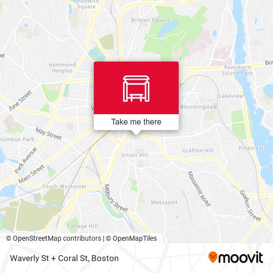 Mapa de Waverly St + Coral St