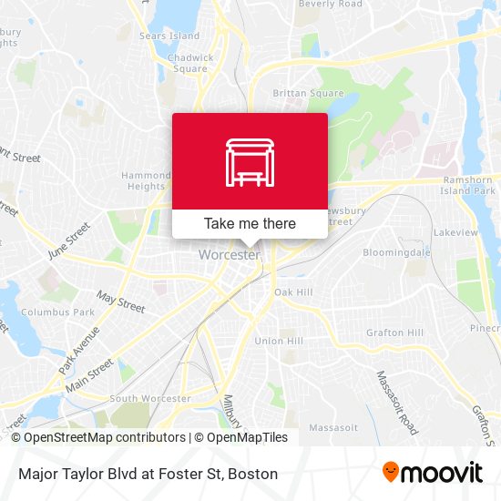 Mapa de Major Taylor Blvd at Foster St