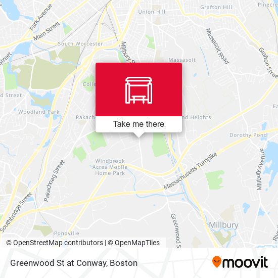 Mapa de Greenwood St at Conway