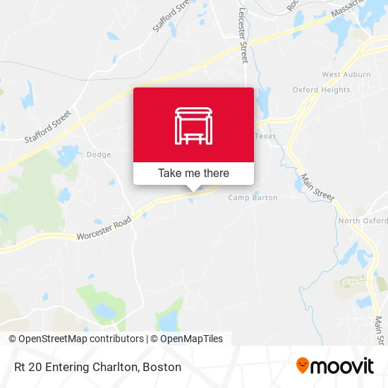 Rt 20 Entering Charlton map