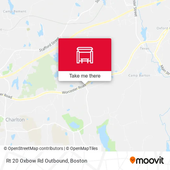 Rt 20 Oxbow Rd Outbound map