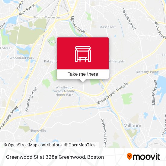Greenwood St at 328a Greenwood map