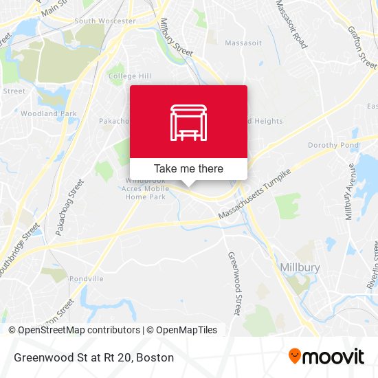 Mapa de Greenwood St at Rt 20