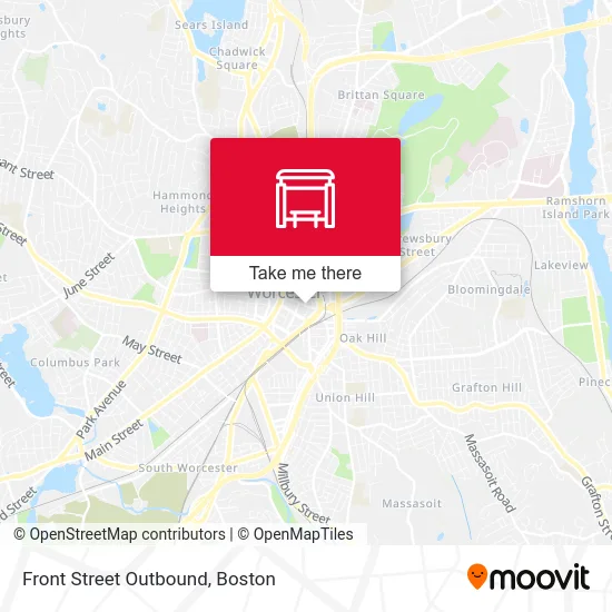 Front Street Outbound map