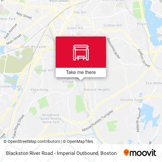 Mapa de Blackston River Road - Imperial Outbound