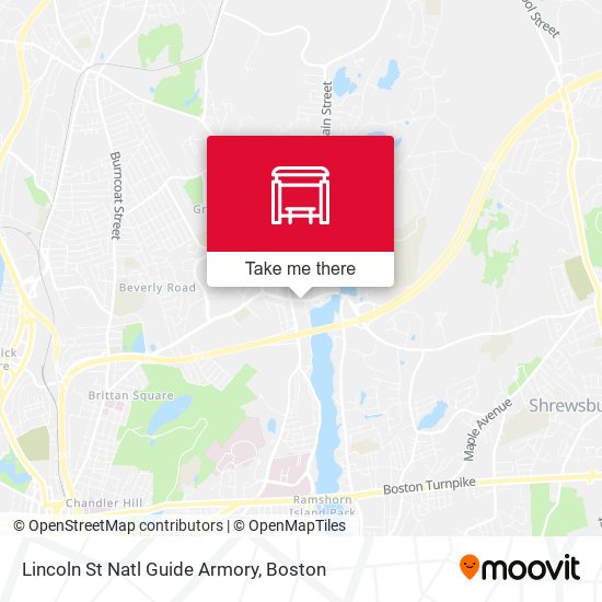 Lincoln St Natl Guide  Armory map