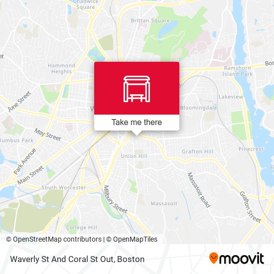 Waverly St And Coral St Out map