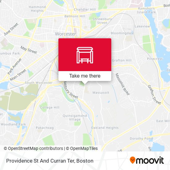 Providence St And Curran Ter map