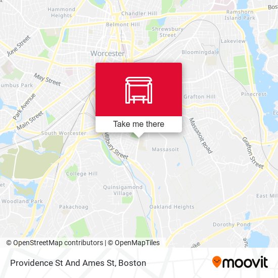 Providence St And Ames St map