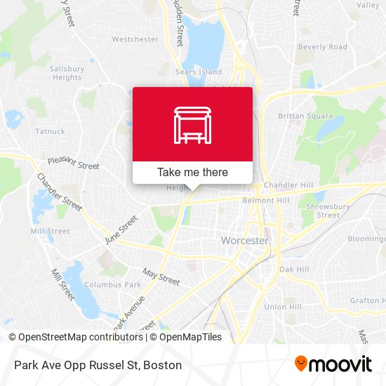 Mapa de Park Ave Opp Russel St