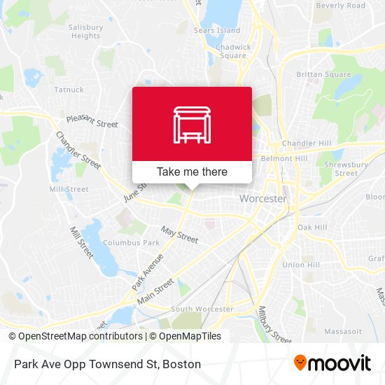 Mapa de Park Ave Opp Townsend St