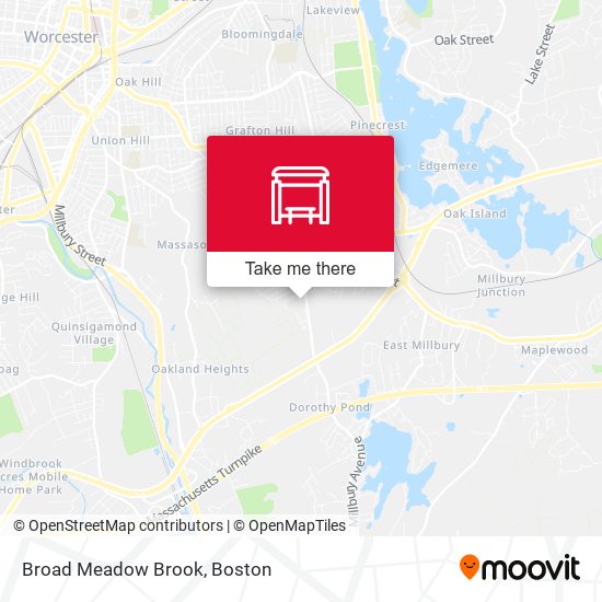 Mapa de Broad Meadow Brook