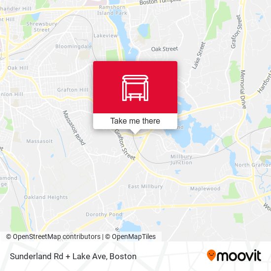 Mapa de Sunderland Rd + Lake Ave