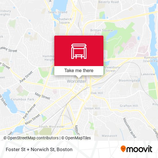 Mapa de Foster St + Norwich St