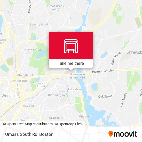 Umass South Rd map