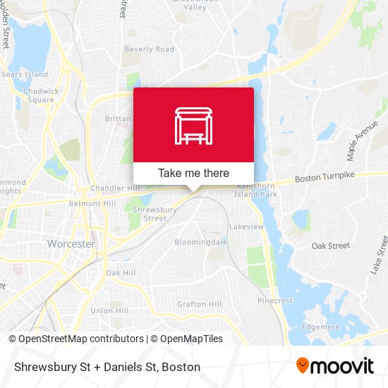 Mapa de Shrewsbury St + Daniels St