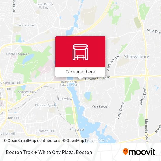 Boston Trpk + White City Plaza map