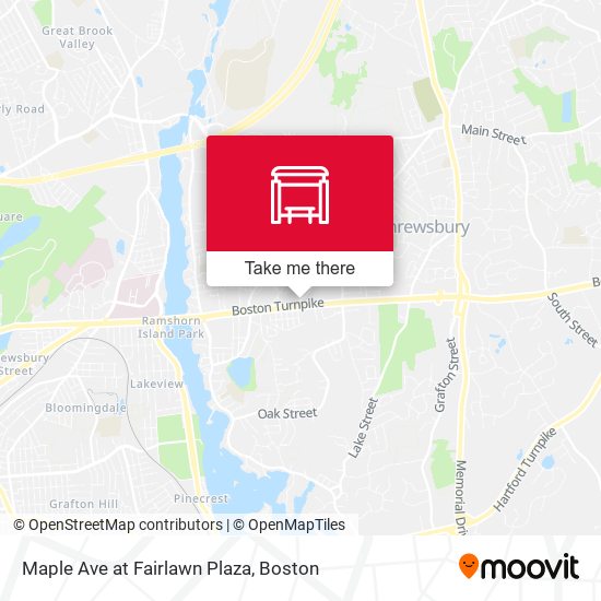 Maple Ave at Fairlawn Plaza map