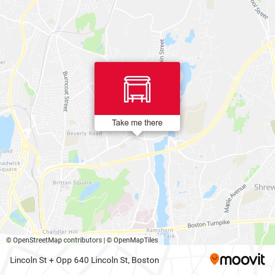 Mapa de Lincoln St +  Opp 640 Lincoln St