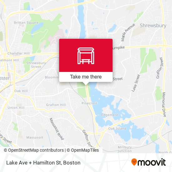 Mapa de Lake Ave + Hamilton St