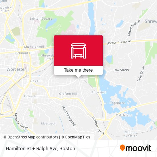 Hamilton St + Ralph Ave map