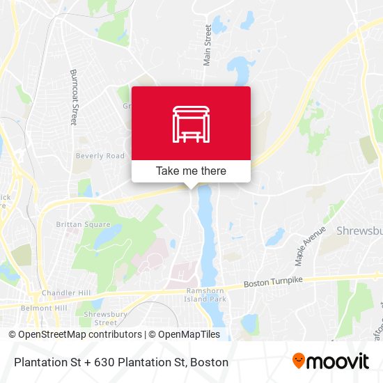 Plantation St +  630 Plantation St map