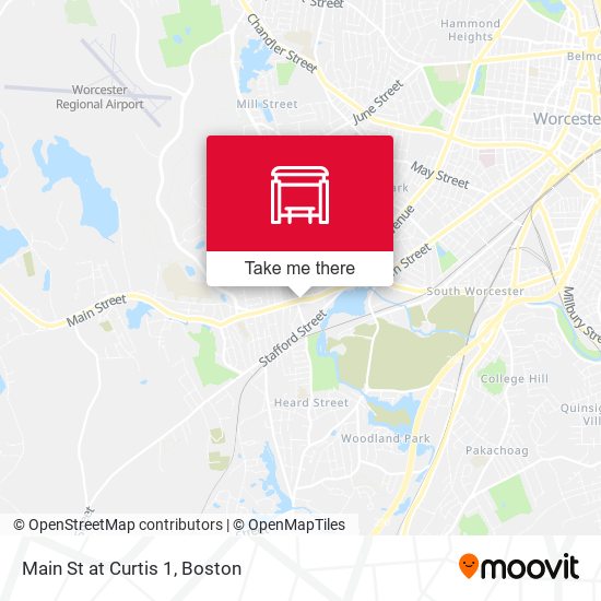 Mapa de Main St at Curtis 1