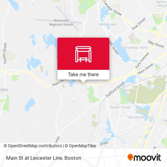 Mapa de Main St at Leicester Line