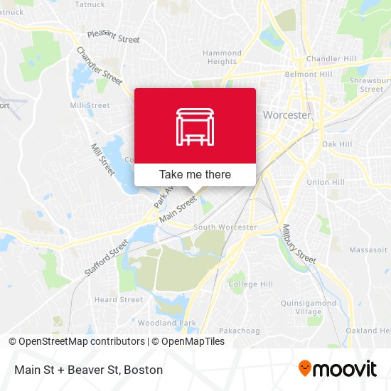 Mapa de Main St + Beaver St