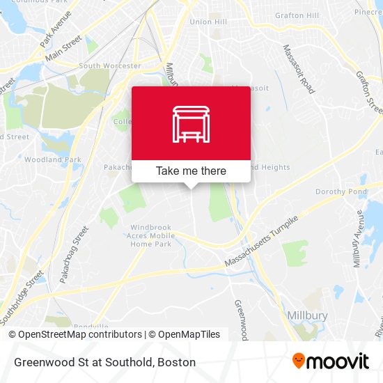 Greenwood St at Southold map