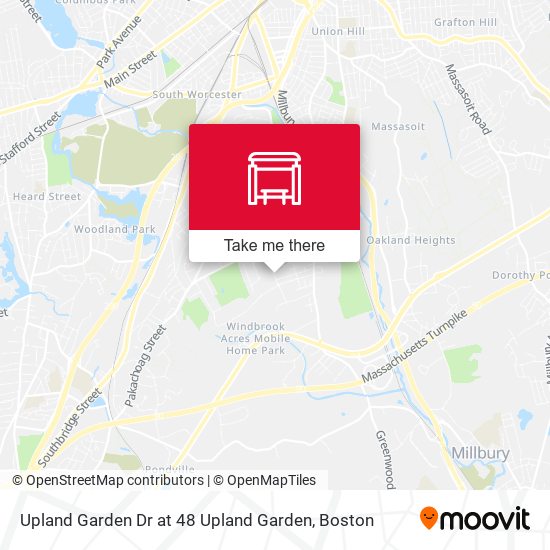 Mapa de Upland Garden Dr at 48 Upland Garden