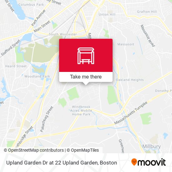 Upland Garden Dr at 22 Upland Garden map