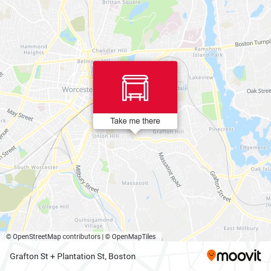 Mapa de Grafton St + Plantation St