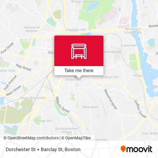 Mapa de Dorchester St + Barclay St