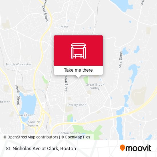 St. Nicholas Ave at Clark map