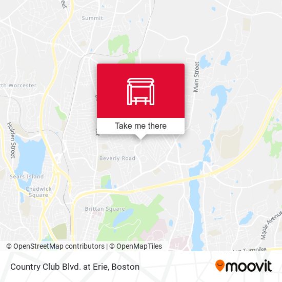 Country Club Blvd. at Erie map