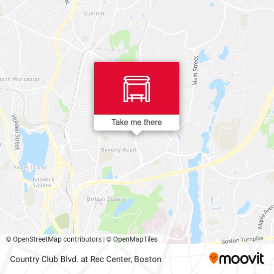 Country Club Blvd. at Rec Center map