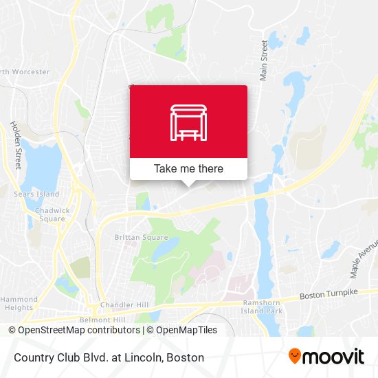 Country Club Blvd. at Lincoln map