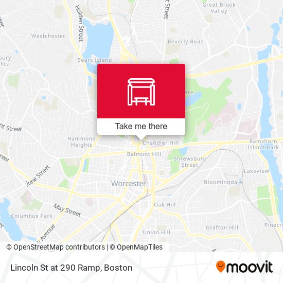 Mapa de Lincoln St at 290 Ramp