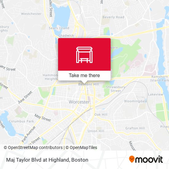 Mapa de Maj Taylor Blvd at Highland