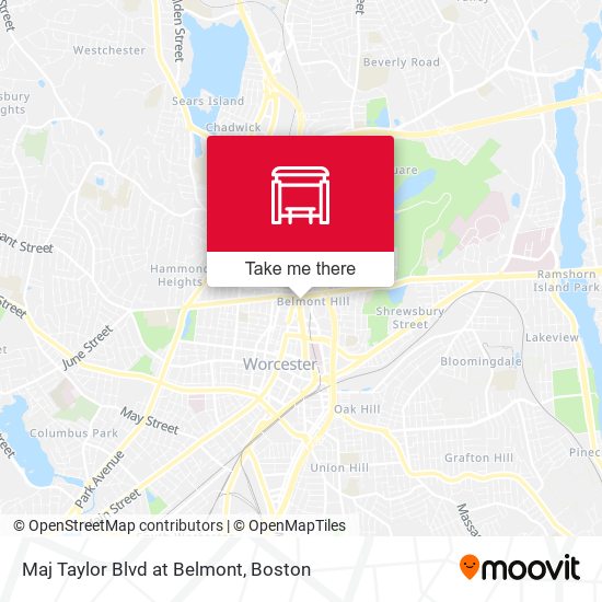 Mapa de Maj Taylor Blvd at Belmont